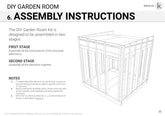 Garden Room DIY Instructions